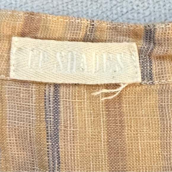 CP Shades Stirped Linen Button Down Shirt - - Picture 3 of 12